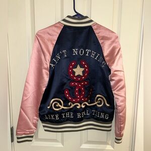 Understated Leather Souvenir Jacket-as
Seen on Lady Gaga